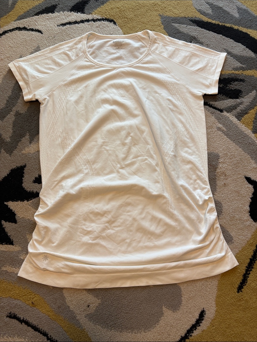 Athleta White Short-Sleeve Active Tee NWOT
